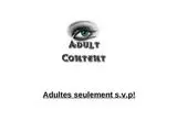 Adultes seulement.pps