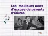Mots d'excuses de parents31.pps